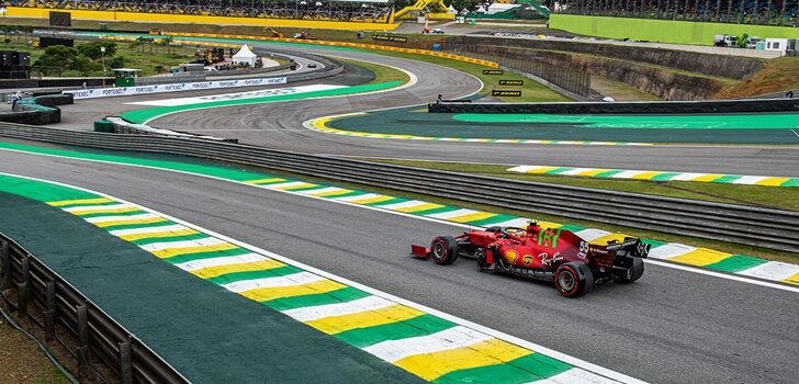 Sainz, en la Qualy de Brasil