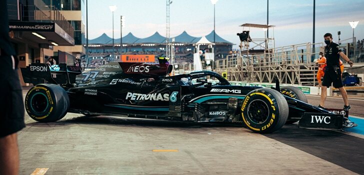 Valtteri Bottas, en el trazado de Yas Marina