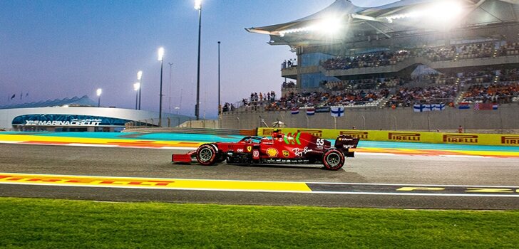 Sainz, en la Qualy de Abu Dabi