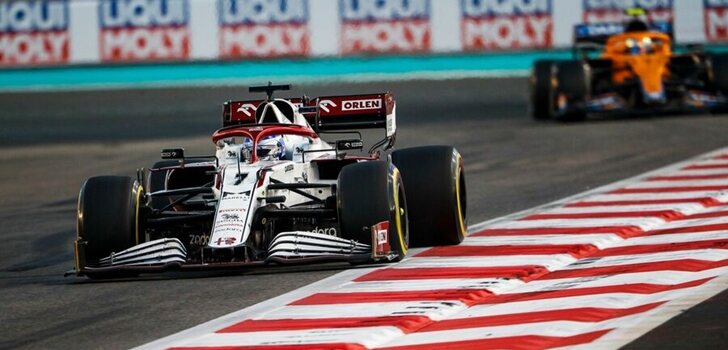 Räikkönen, en el GP de Abu Dabi 2021