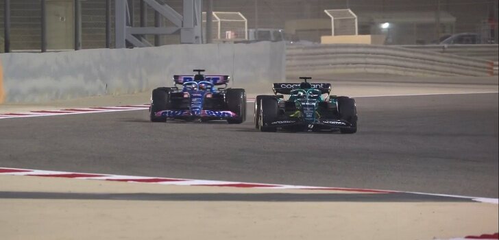 Alonso y Stroll, en los test 1 de Baréin