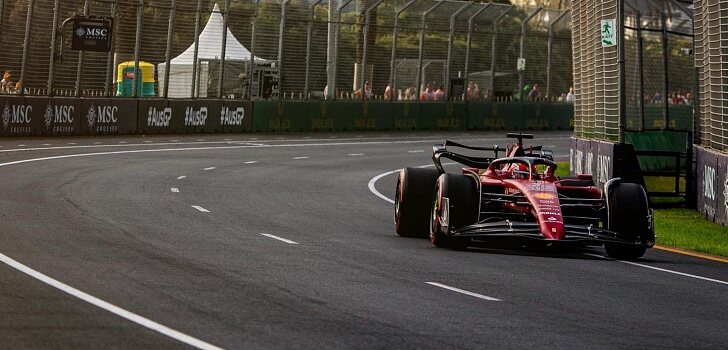 Leclerc, en la Qualy de Australia