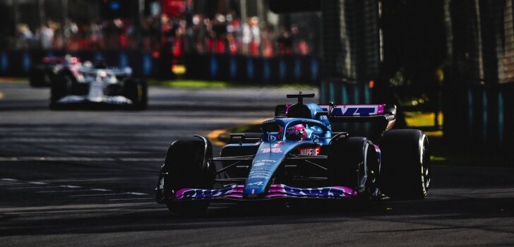 Alonso, en el GP de Australia 2022