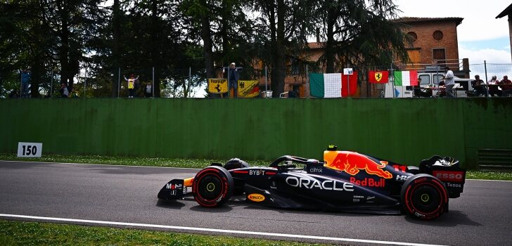 Pérez, en la Qualy de Imola 2022