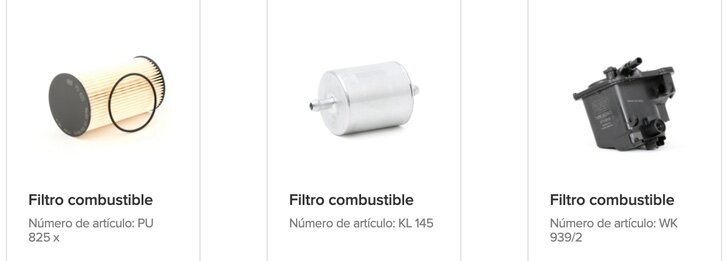 El filtro de combustible: para qué sirve y cuándo se debe cambiar