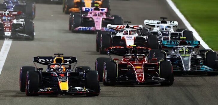 Salida del GP de Bahrein de 2022