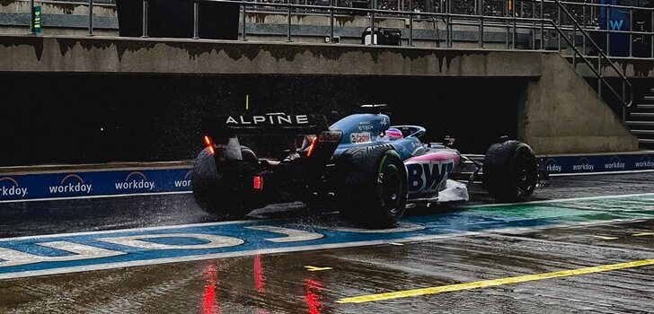 Alonso, en la Qualy de Silverstone