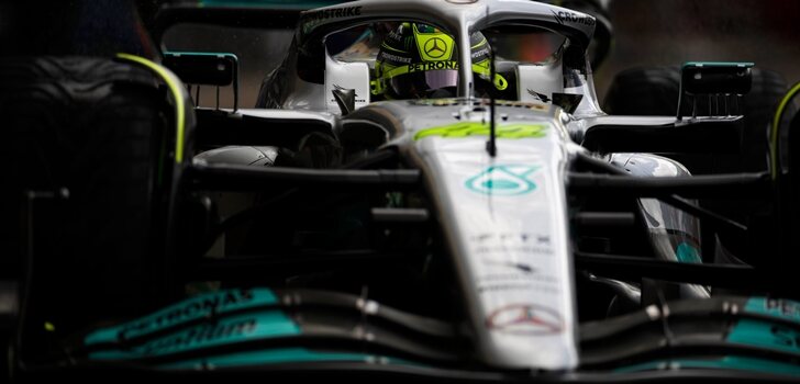 Hamilton, en Silverstone 2022