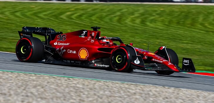 Leclerc, en la Qualy de Austria