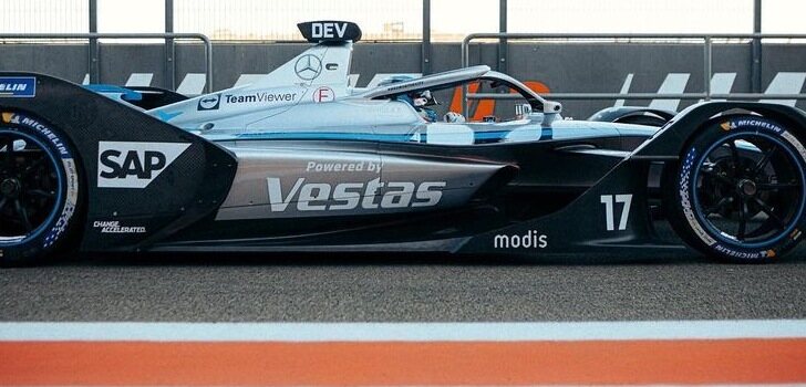 Nyck de Vries en los tests de pretemporada de la Formula E en Valencia