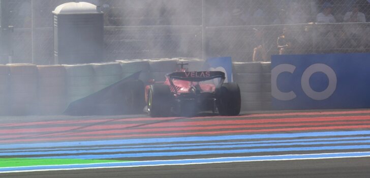 Accidente de Leclerc en Paul Ricard