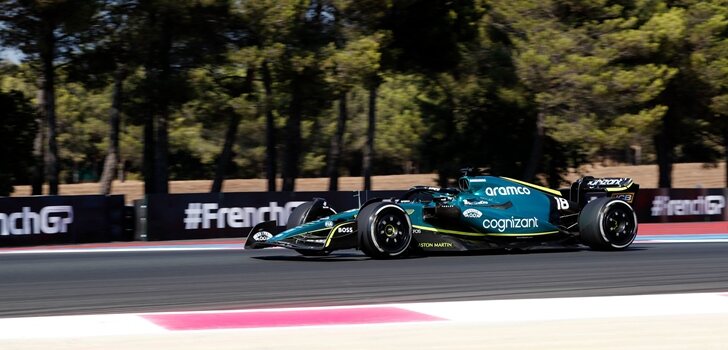 Stroll, en la carrera de Francia