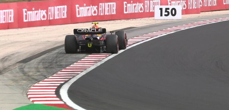 Pérez, en la Qualy de Hungría