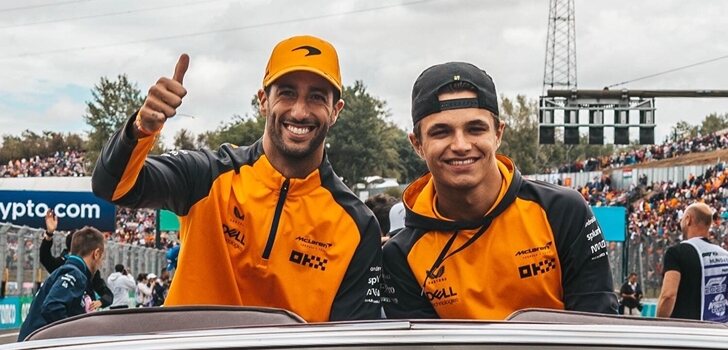 Ricciardo, junto a Norris