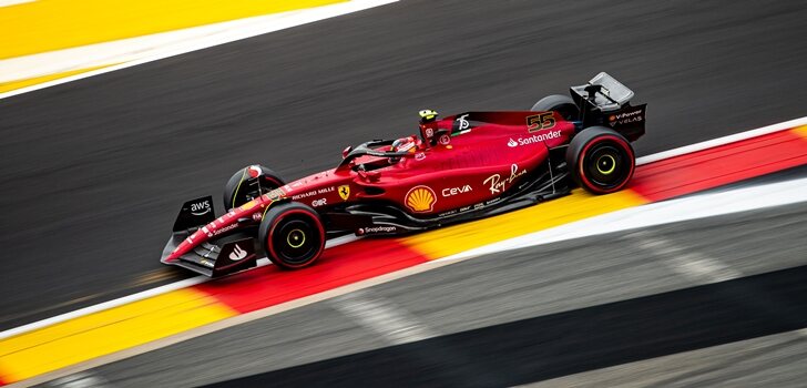 Sainz, en la Qualy de Spa