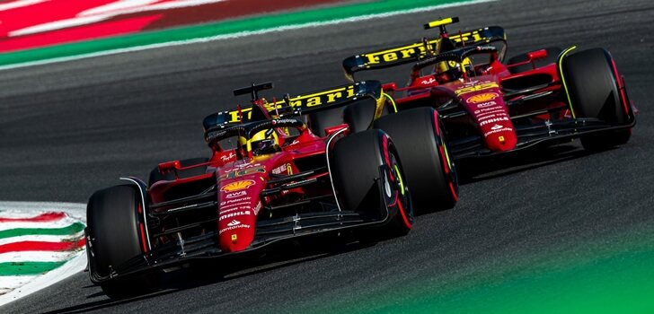 Los Ferrari, en la Qualy de Monza