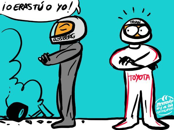 La viñeta (53): 'Rosberg echa a Trulli'