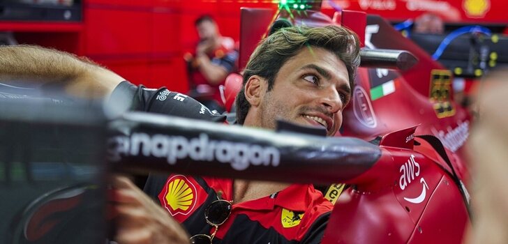 Sainz, en Singapur