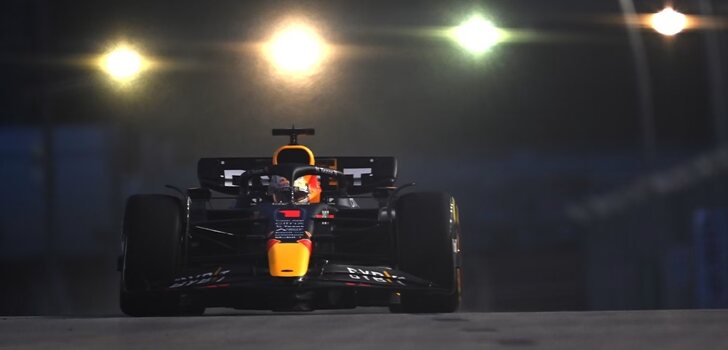 Verstappen, en los Libres de Singapur