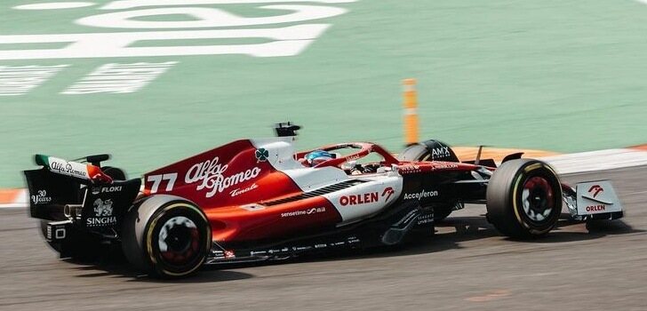Valtteri Bottas durante la Qualy del GP de México