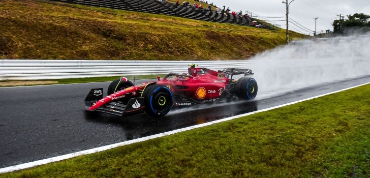 Sainz, en Japón