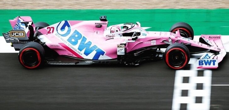 Nico Hülkenberg en el GP de Gran Bretaña de 2020)