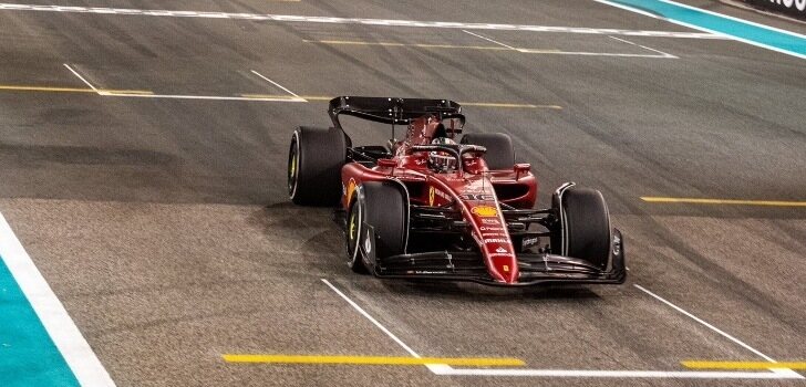 Charles Leclerc durante la carrera