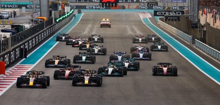 Monoplazas de F1, en 2022