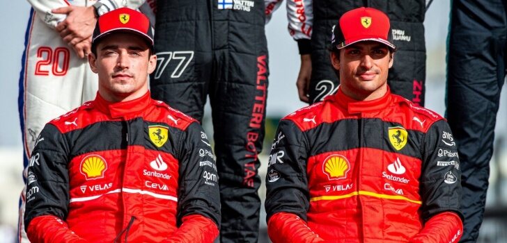 Leclerc y Sainz, en 2022