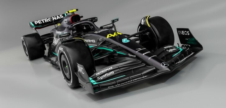 Así luce el W14 de Mercedes