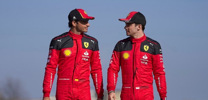 Sainz y Leclerc en 2023