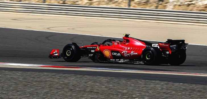 Sainz, en los test de pretemporada