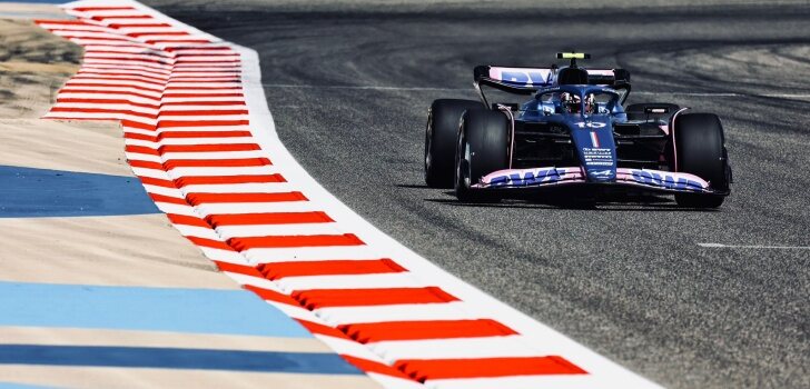 Gasly, en los test de baréin