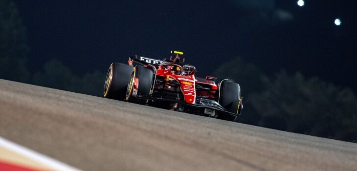 Sainz, en los test de Baréin