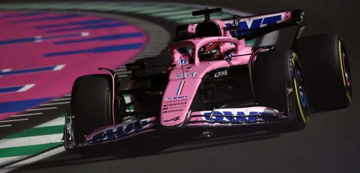 Ocon, en el GP de Arabia Saudí