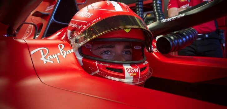 Leclerc, en la Qualy de Melbourne