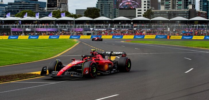 Sainz, en la Qualy de Melbourne