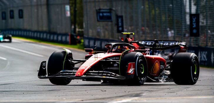 Sainz, en el GP de Australia