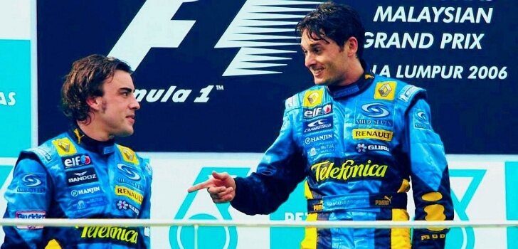 Fisichella, junto a Alonso en Malasia 2006