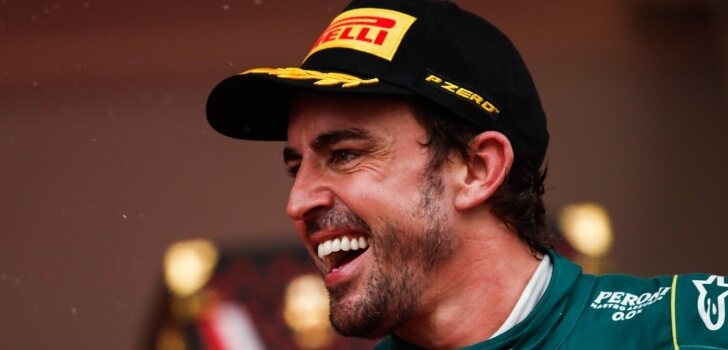 Alonso, feliz en Mónaco