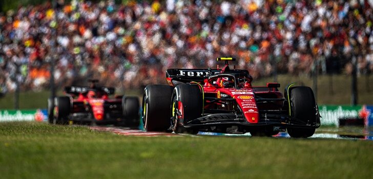 Sainz y Leclerc, en el GP de Hungría 2023