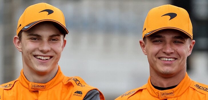 Oscar Piastri y Lando Norris