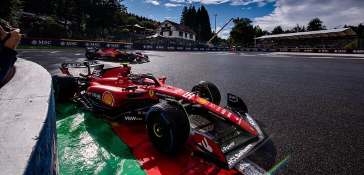 Sainz, en Spa 2023