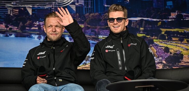 Magnussen y Hülkenberg, en Bélgica 2023