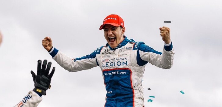 Palou celebra su segunda IndyCar