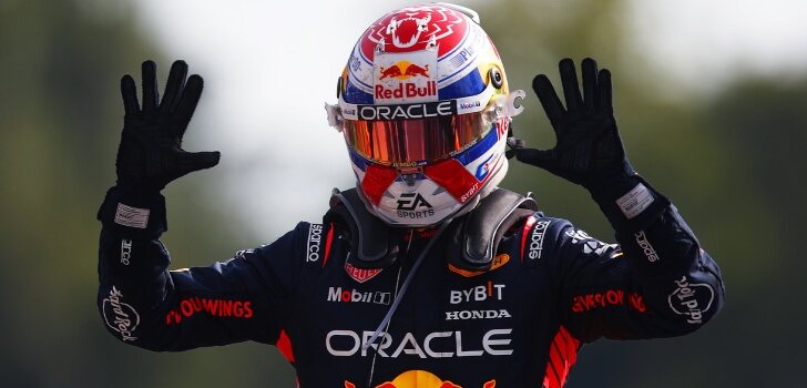 Verstappen celebra su décimo triunfo seguido