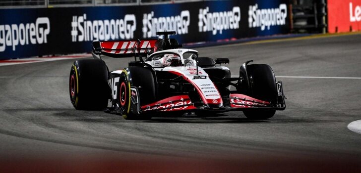 Magnussen, en la Qualy de Singapur