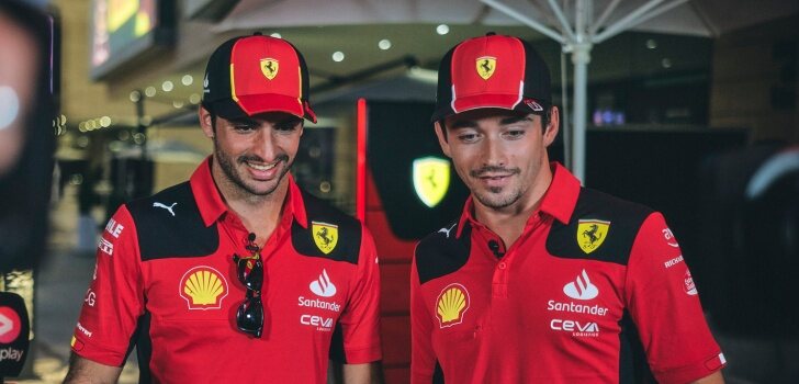 Leclerc, junto a Sainz en Catar