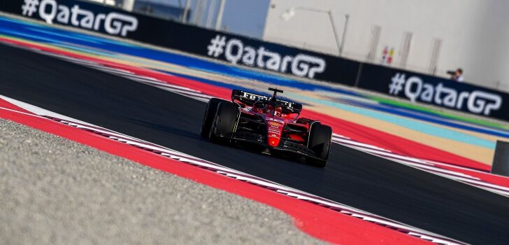 Leclerc, en la Sprint de Losail