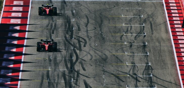 Leclerc y Sainz, en Austin